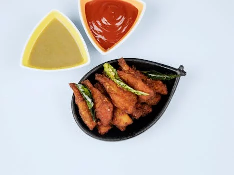 spicy chicken wings with dipping sauce